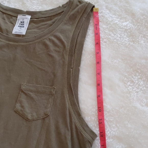 We the Free Continental Peplum Tank, Army Green - Picture 4 of 11